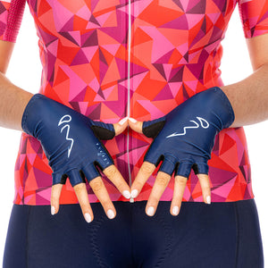 Black Lekkla Cycling Gloves